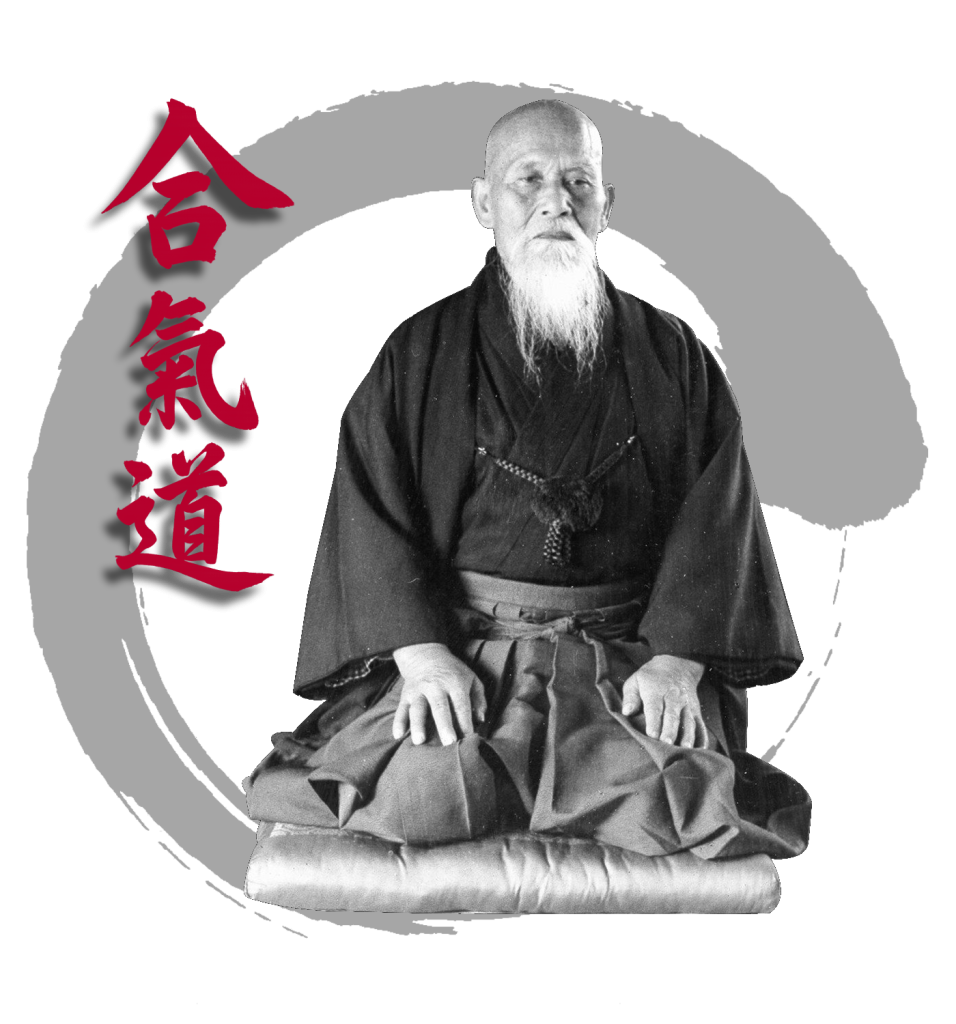 Portret van Morihei Ueshiba, de stichter van Aikido